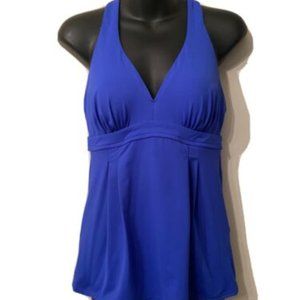 Lands End Racer Back Tankini Top
